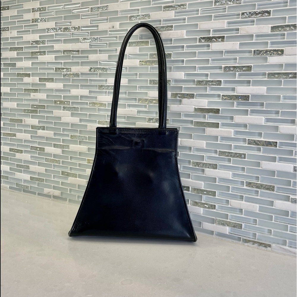 Black Leather Purse